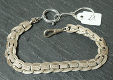 Alte silberne Taschenuhrkette