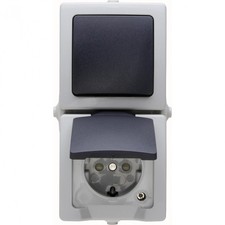 Kopp Nautic grau Schalter