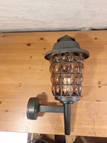 Vintage wandleuchte laterne - vintage,
