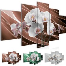 Wandbilder Wohnzimmer XXL Blumen Orchidee Moderne Bild Natur
