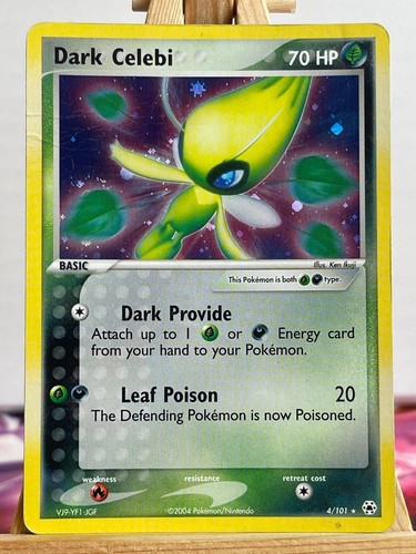 Dark celebi 101 holo - celebi, ex