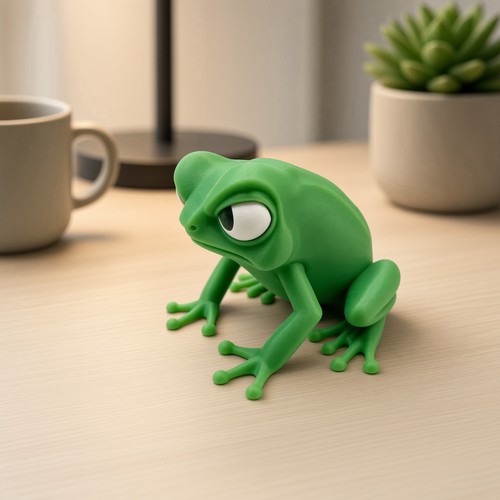 Frecher grumpy frosch - frecher,