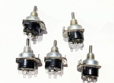 RFT ELRADO Potentiometer mit Schalter Potentiometer Radio TV Poti DDR NOS