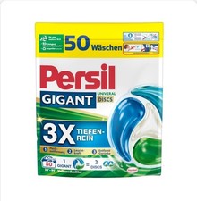 Persil Gigant Universal Discs 50 Wäschen – Vollwaschmittel Caps – 3x Tiefenrein