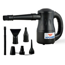 XPOWER A-2 Black Electric Cleaner Effortless PC Dust Removal（Damaged Package)