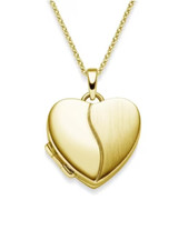 Amoonic damen herz medaillon - herz,