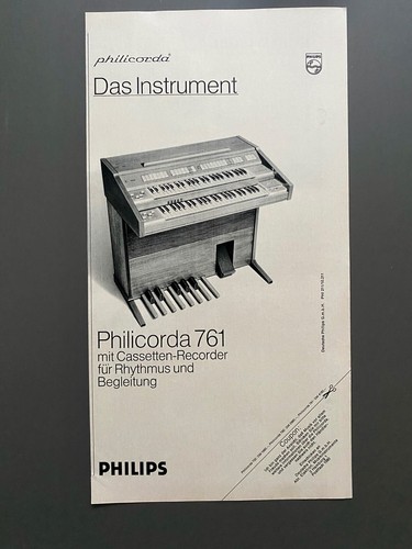 Philips philicorda heimorgel - philicorda,