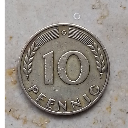 Pfennig münze brd - 10,