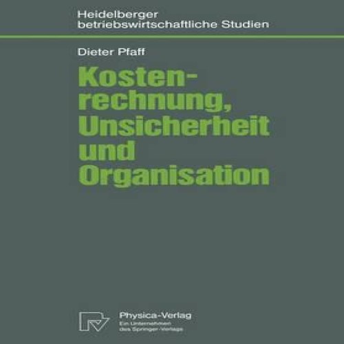 Kostenrechnung unsicherheit - kostenrechnung,