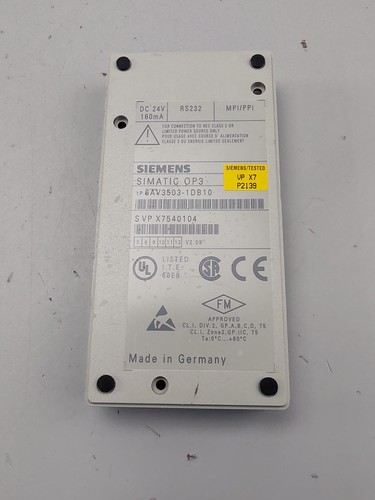 Siemens op3 6av3503 - op3, 6av3503-1db10