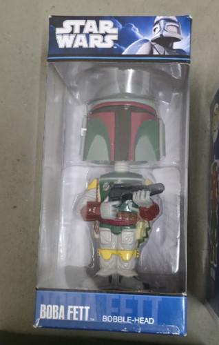 Star wars boba fett bobblehead - star,