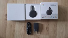 Google Chromecast (3rd Gen.) 1080p Streaming Stick - Schwarz (GA00439-DE) in OVP