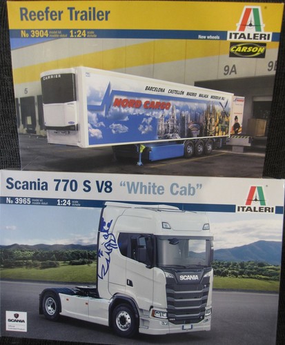 Scania 770s white - v8, cab