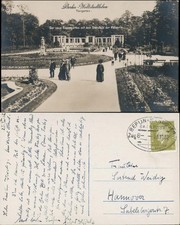 Ansichtskarte Tiergarten-Berlin Weltstadtleben gel. Bahnpost 1932