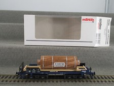 Märklin Spur H0 48251 Jahreswagen 2002 Flachwagen mit Papier-Glättzylinder OVP