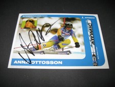 Anna Ottosson SWE 3.OS 2006 Ski alpin Autogrammkarte ORIGINAL