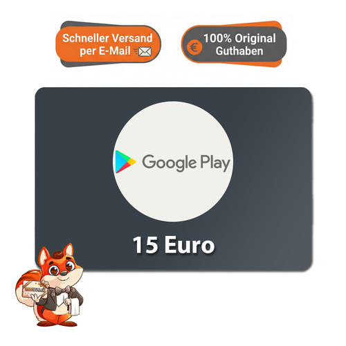 Google play euro - google, 15€