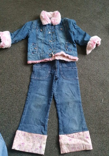 Edles mädchen jeansjacke - mädchen, und