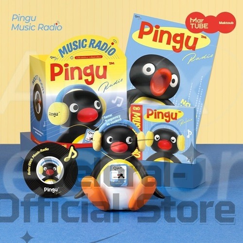 Pingu listening music - to,