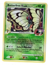 pokemon LIGA PROMO saison 2009/10  BUTTERFREE 90 HP 17/147 revers holo STERN