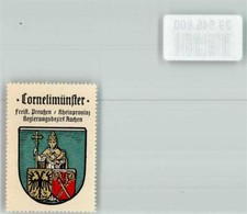 39646800 - 5100 Kornelimuenster Wappen Heiliger Kornelius Tiara Bischofsstab