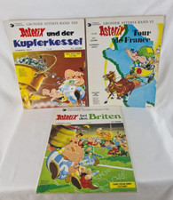 3 x Asterix & Obelix - Tour de France - bei den Briten - u.d. Kupferkessel -1975