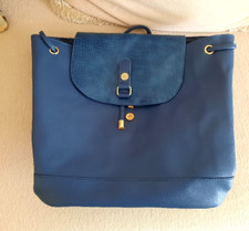 Damen Rucksack, Handytasche, Geldbörse, Armbanduhr - blau