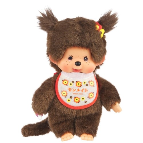 Monchhichi brown girl in - brown,