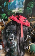 Poizen Industries NP35€ Hut Goth Viktorianisch WGT Schnürung Spitze Hütchen 