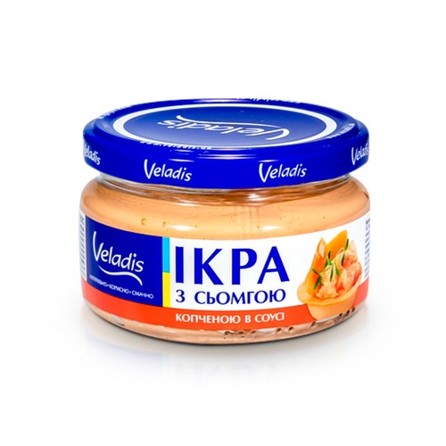 Kaviar aus kapelan mit lachs - kapelan,,