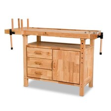 BAMATO Massivholz Hobelbank