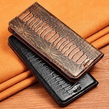 Echt Leder Flip Wallet Case