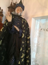 Marionette Puppe Zauberer aus