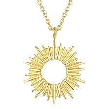 Damen Kette Anhänger Gold