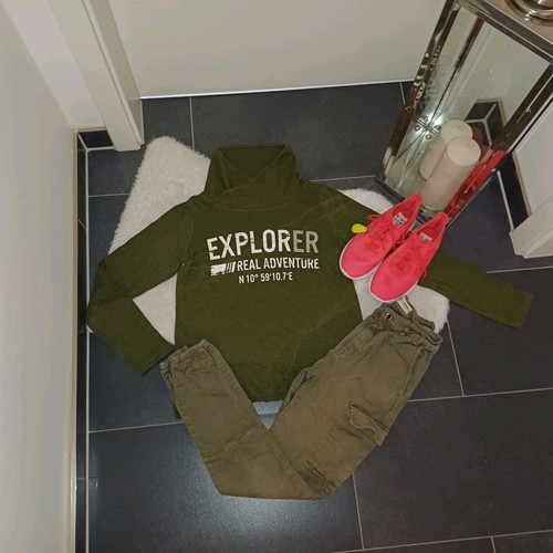 Set outfit 158 164 olivgrün