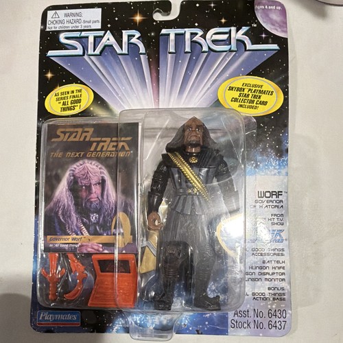 Playmates star trek tng worf - star,