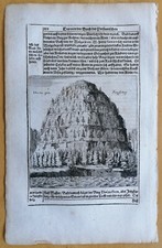 Olearius Original Kupferstich Russland Diwiza Gora - 1656