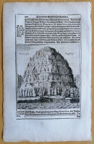 Olearius original kupferstich - olearius,