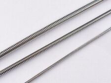 Kette Edelstahl Halskette Edelstahlkette Schlangenkette 1 - 4 mm  40 - 90 cm NEU