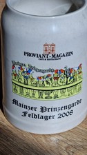 Mainzer Prinzengarde Schankkrug Feldlager 2008 Bierkrug Fastnacht Humpen SELTEN