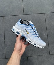 EU Größe 39,5 (GS) - Nike Air Max Plus Low White Photo Blue Cyber