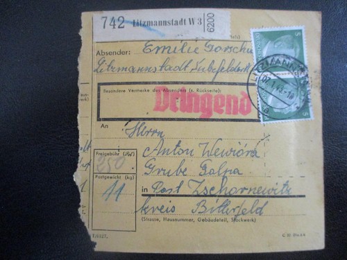 2950 paketkarte aus - paketkarte,