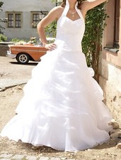 Brautkleid Hochzeitskleid weiß 2-Teiler Lohrengel Laureen Gr. 40 L