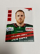 Tyler McNeely #392 Sticker DEL2 Star Bulls Rosenheim Saison 23/24