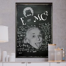 Leinwand bild albert einstein - leinwand,
