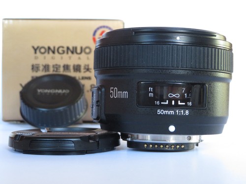Yongnuo 50mm 8 - 1:1.8, für