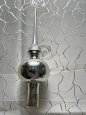 christbaumspitze silber glänzend alt speicherfund