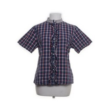 Sixsixseven, Kurzarmhemd, Größe: L, Blau/Mehrfarbig, Baumwolle, Karo, Damen -TmU