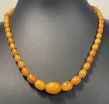 Antik Bernstein Collier sehr Fein