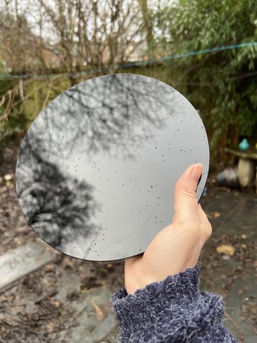 Schwarzer obsidian scrying - schwarzer,